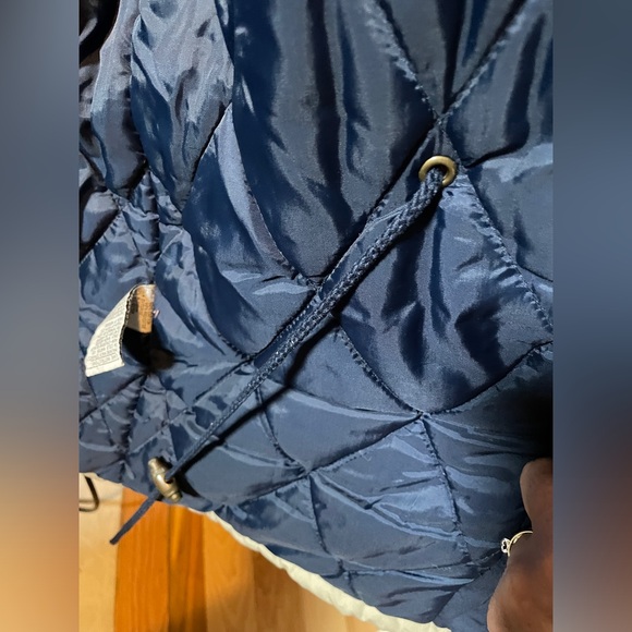 CS Essentials Medium Women’s Beige Parka Coat with Hood - Picture 11 of 14